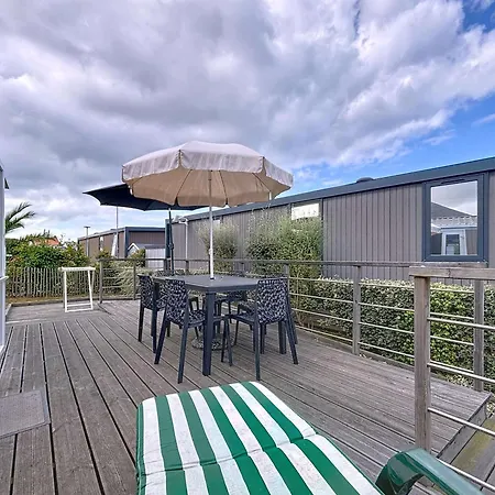 Mobil-home Pmr Confort, 200m Plage, Piscine, 4 Pers, 2 Chambres, Parking, Wifi, Menage Inclus * Jullouville-les-Pins