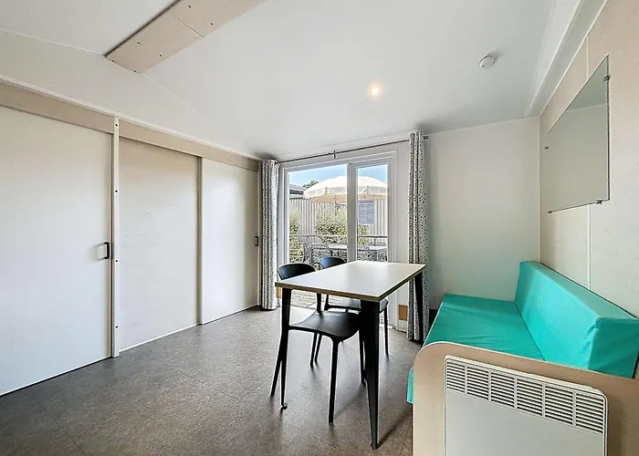 度假居 Mobil-home Pmr Confort, 200m Plage, Piscine, 4 Pers, 2 Chambres, Parking, Wifi, Menage Inclus - Fr-1-361a-42 瑞卢维尔莱潘