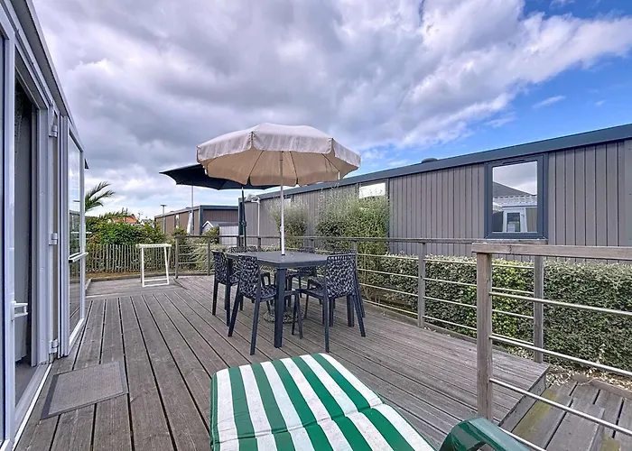 Mobil-home Pmr Confort, 200m Plage, Piscine, 4 Pers, 2 Chambres, Parking, Wifi, Menage Inclus - Fr-1-361a-42 * 瑞卢维尔莱潘